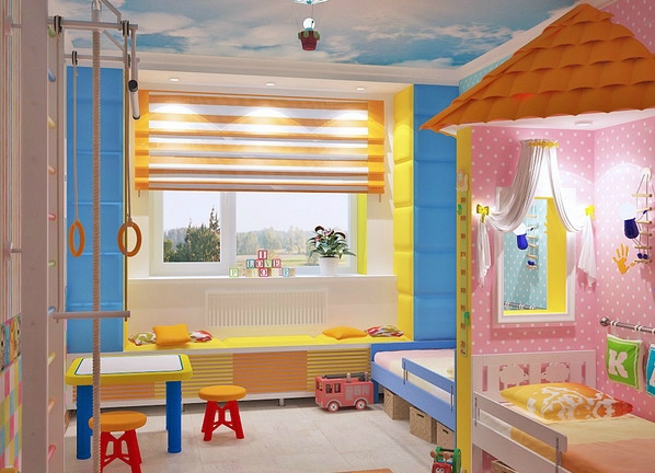 Декоративна прикраса кімнати бажано проводити разом з дітлахами