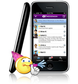 Не так давно компанія Yahoo випустила версію своєї програми для Apple iPhone