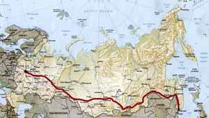 Транссиб, Транссибірська магістраль (сучасні назви) або Великий Сибірський Шлях (історична назва) - це чудово оснащений рейковий шлях через весь континент, що сполучає Європейську Росію, її найбільші промислові райони і столицю країни Москву з її серединними (Сибір) і східними (Далекий Схід) районами